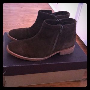 Johnston & Murphy Brown Suede Booties